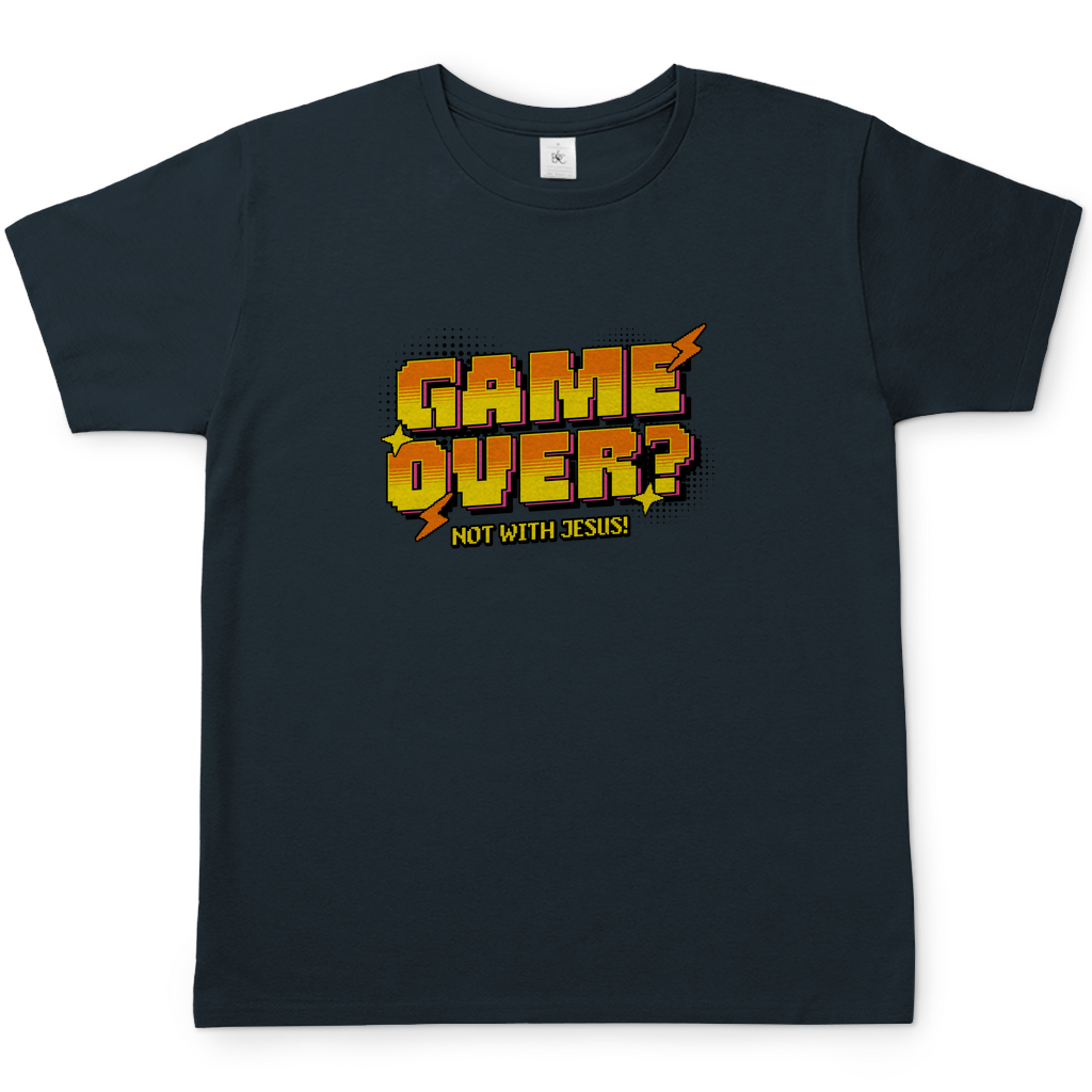 Game Over Not with Jesus christliches Herren T-Shirt