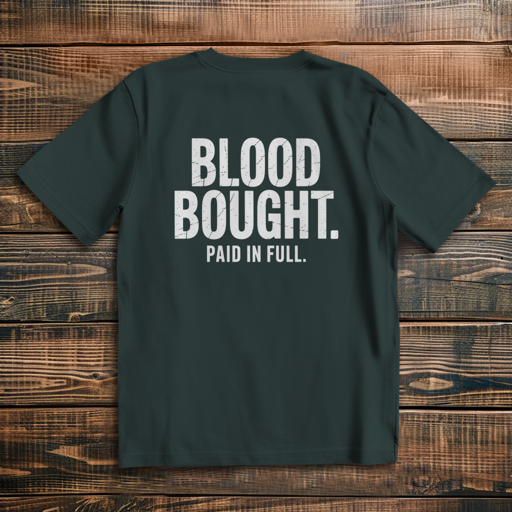 Blood Bought Paid in Full - Oversize Backprint T-Shirt