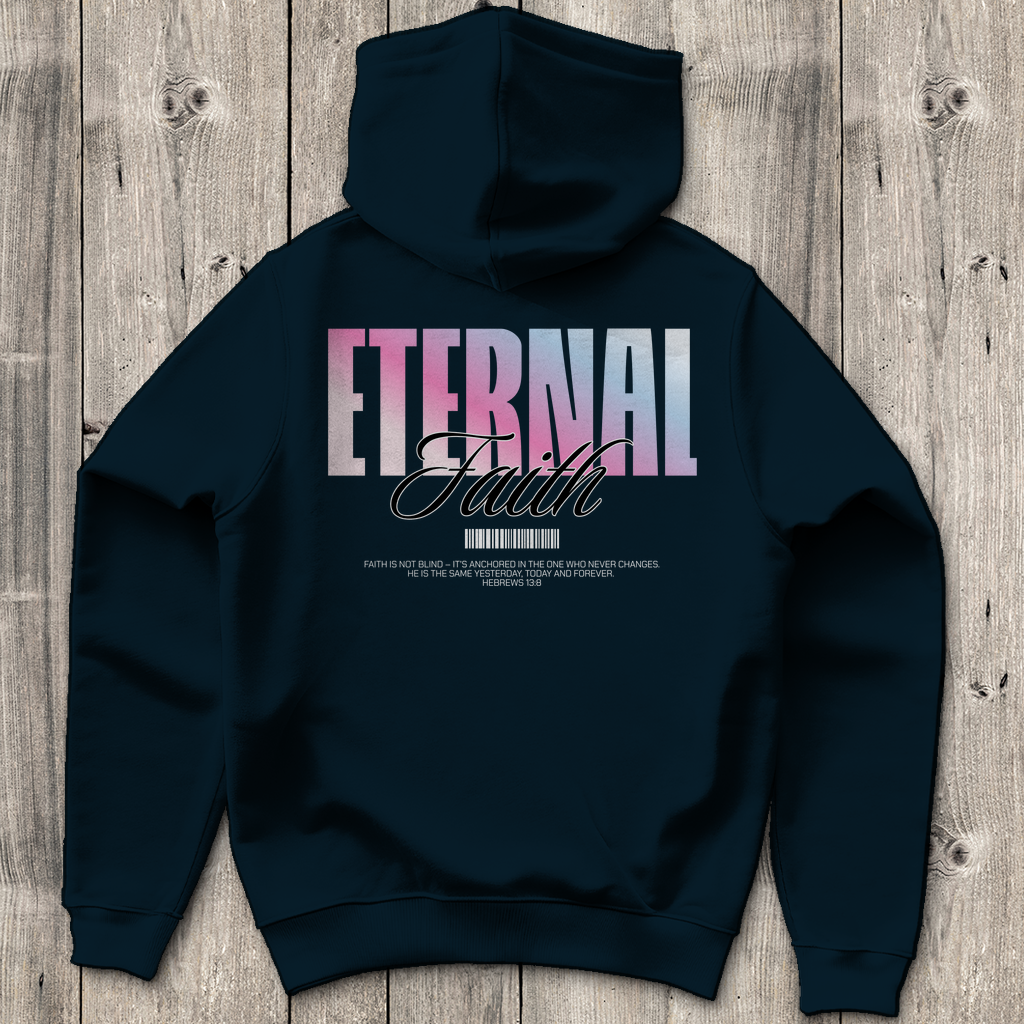 Eternal Faith - Backprint Christlicher Herren Hoodie