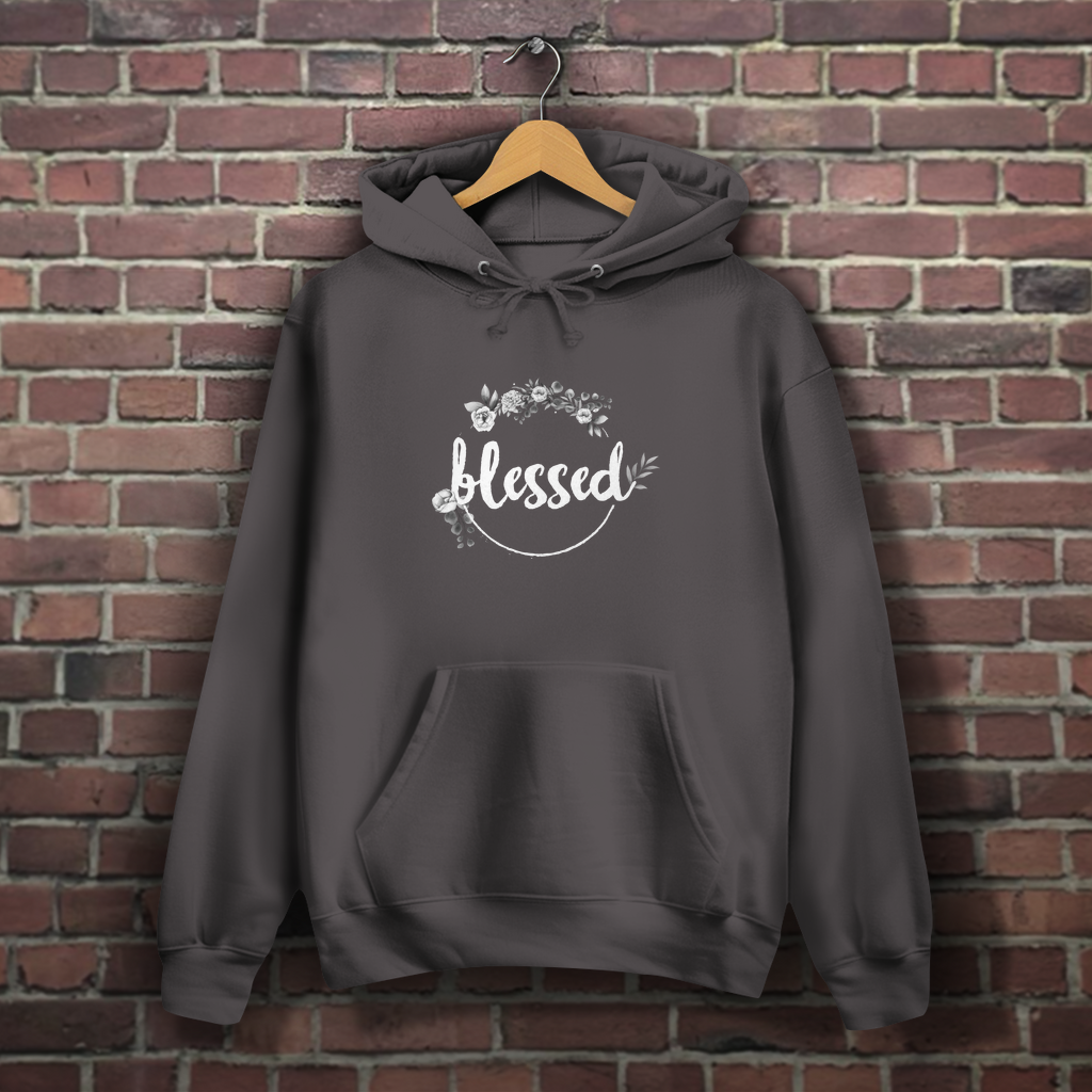 Blessed Floral - Christlicher Damen Hoodie