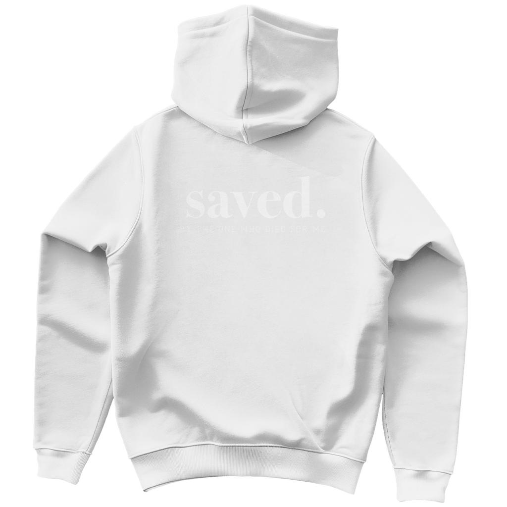 Saved - Backprint Christlicher Herren Hoodie