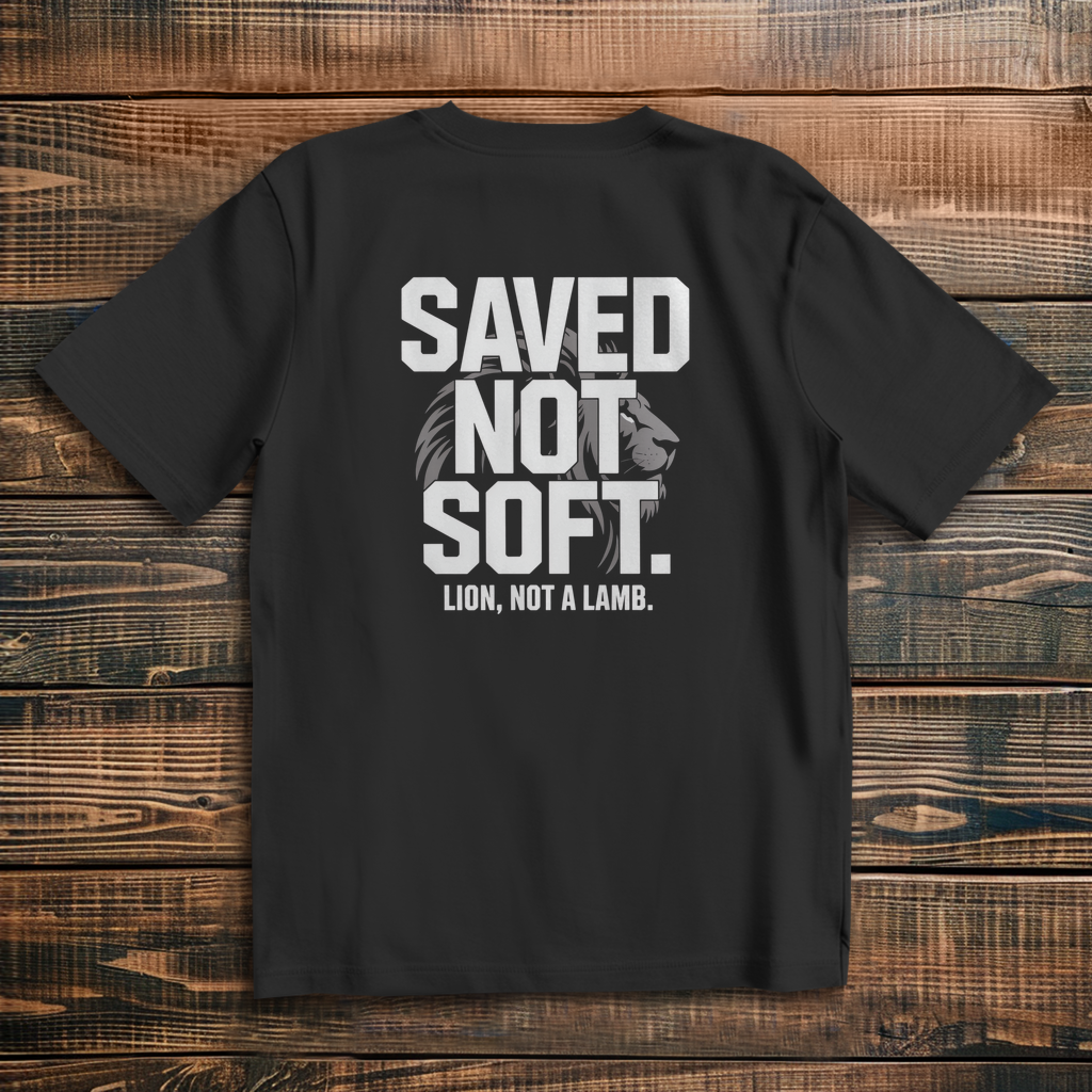Saved not Soft - Oversize Backprint T-Shirt