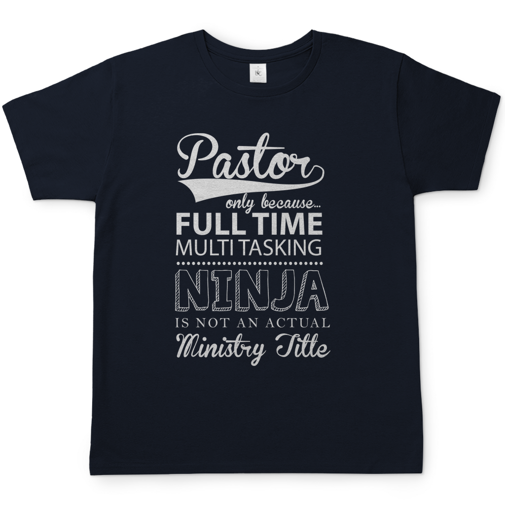 Full Time Multitasking Pastor christliches Herren T-Shirt