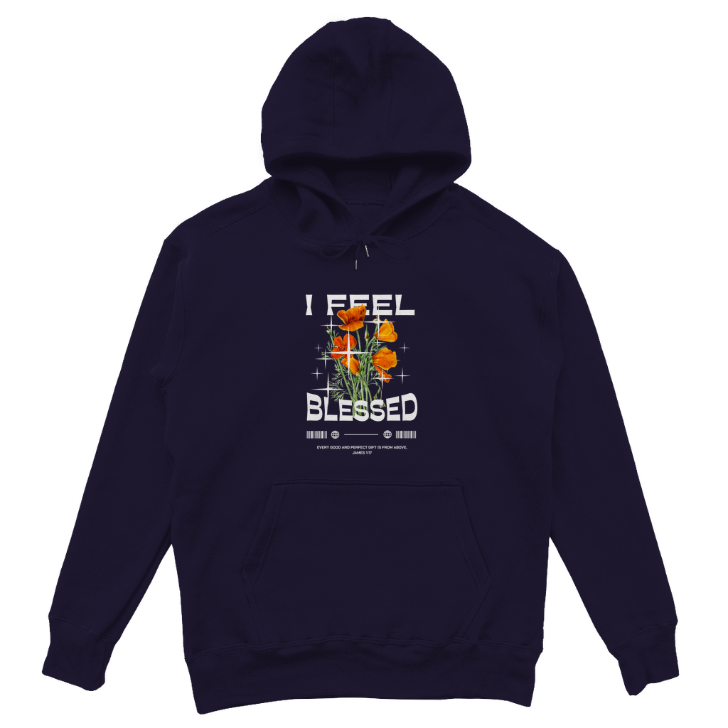 I feel blessed - Christlicher Unisex Oversize Hoodie