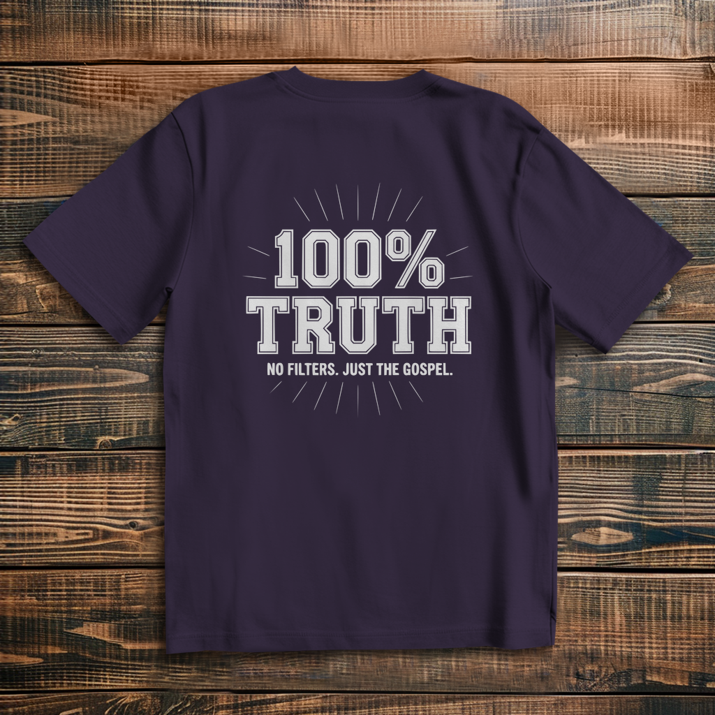 100% Truth - Oversize Backprint T-Shirt