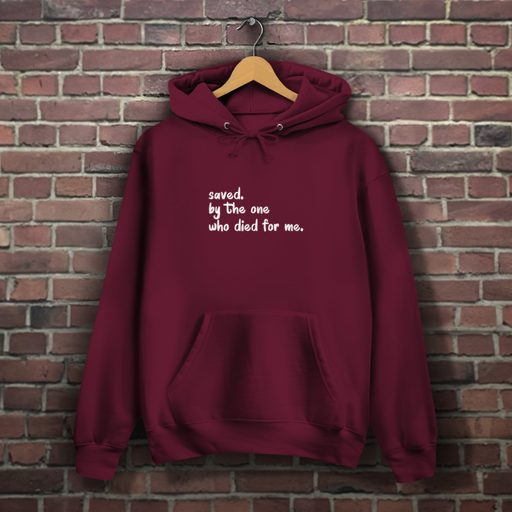 Saved - Christlicher Damen Hoodie