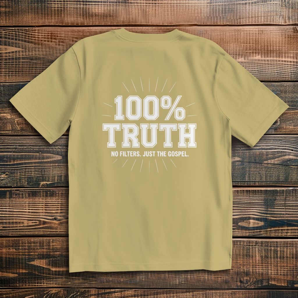 100% Truth - Oversize Backprint T-Shirt