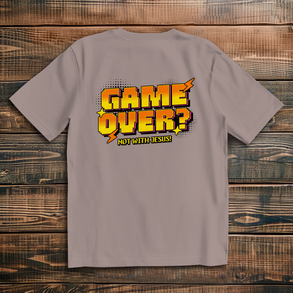 Game Over Not with Jesus Oversize T-Shirt