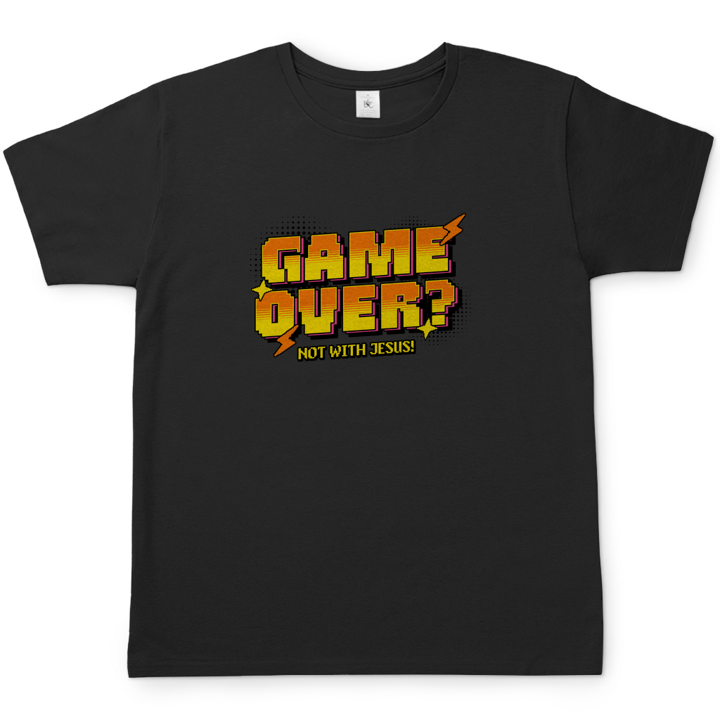 Game Over Not with Jesus christliches Herren T-Shirt
