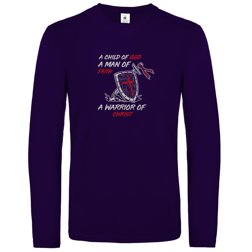 Child of God Man of Faith christliches Unisex Langarmshirt