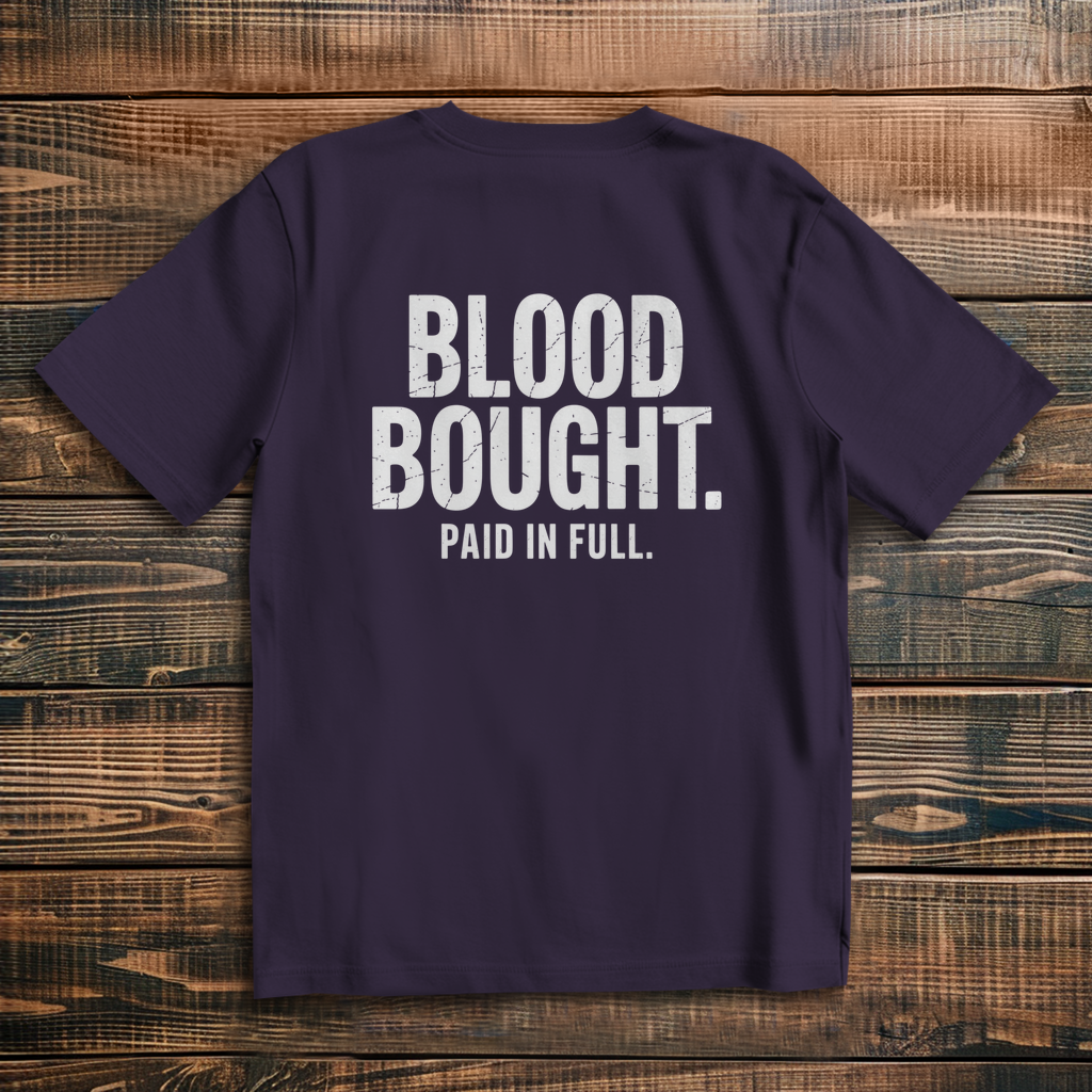 Blood Bought Paid in Full - Oversize Backprint T-Shirt