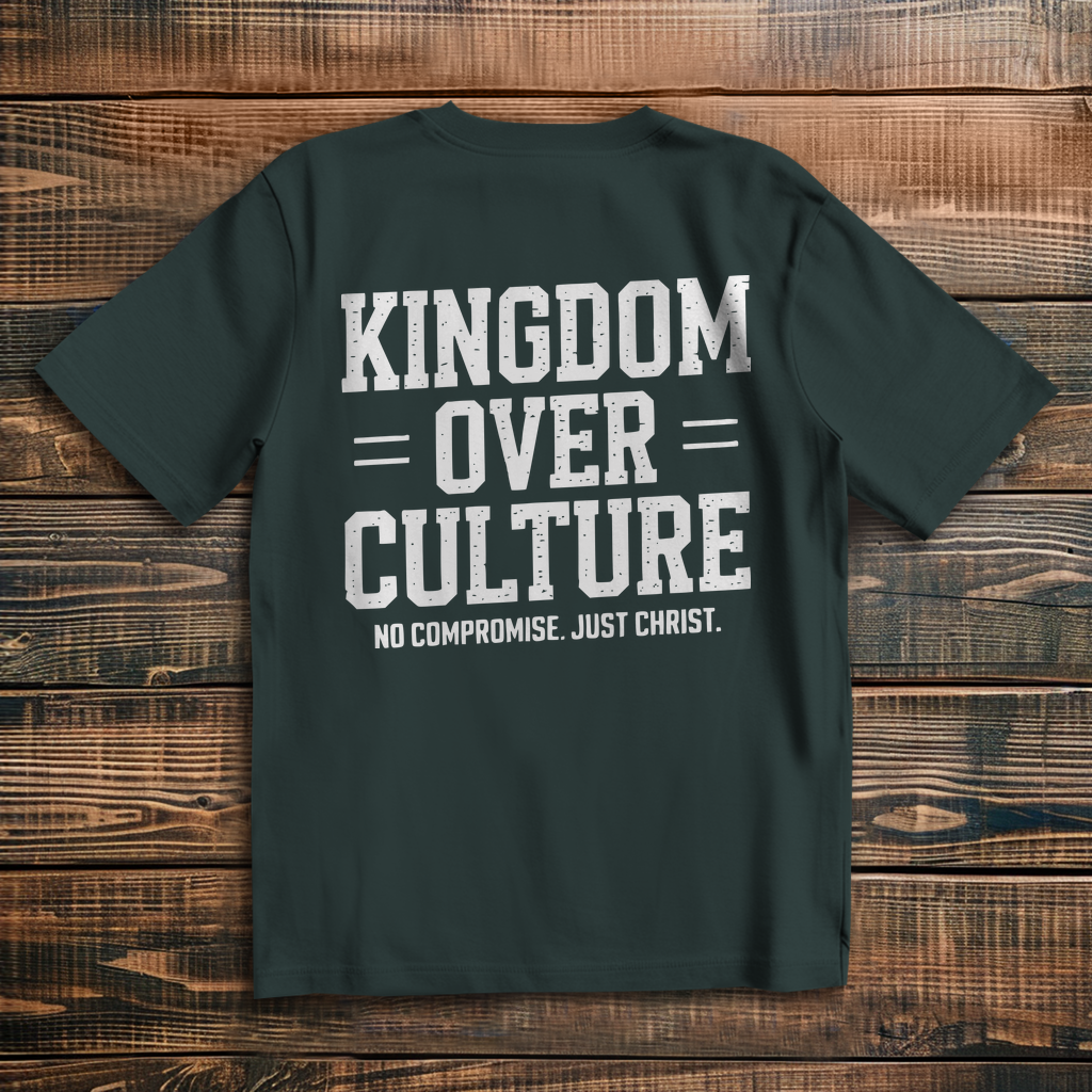 Kingdom over Culture - Oversize Backprint T-Shirt