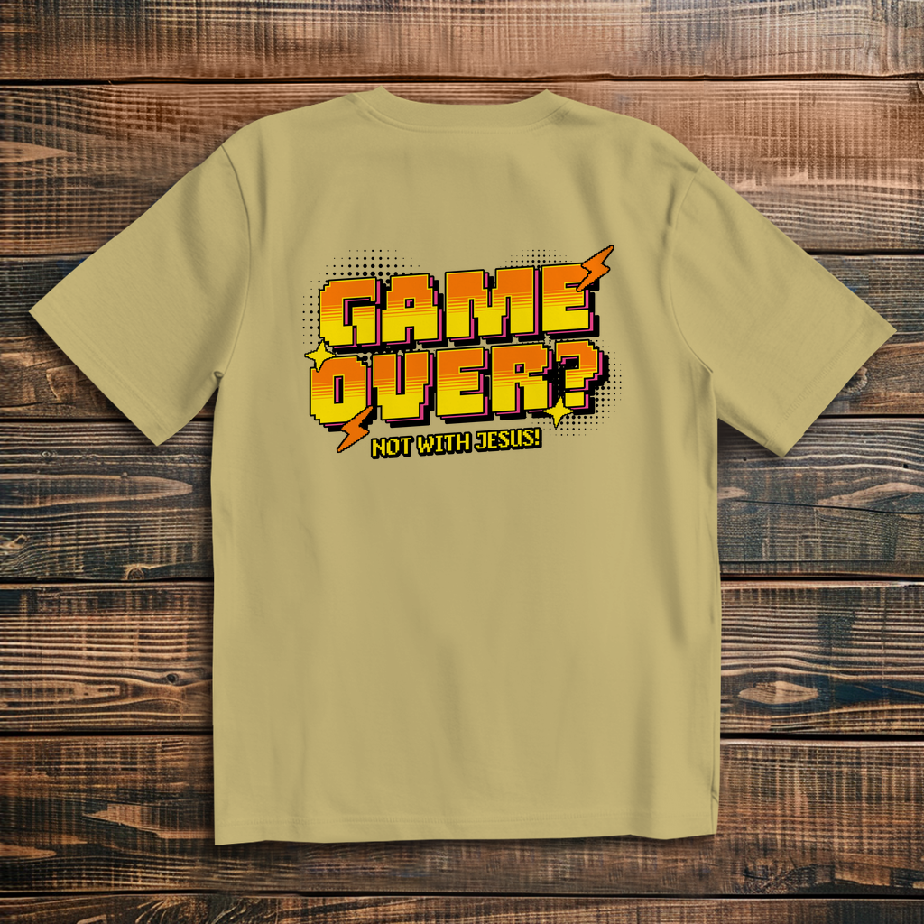 Game Over Not with Jesus Oversize T-Shirt