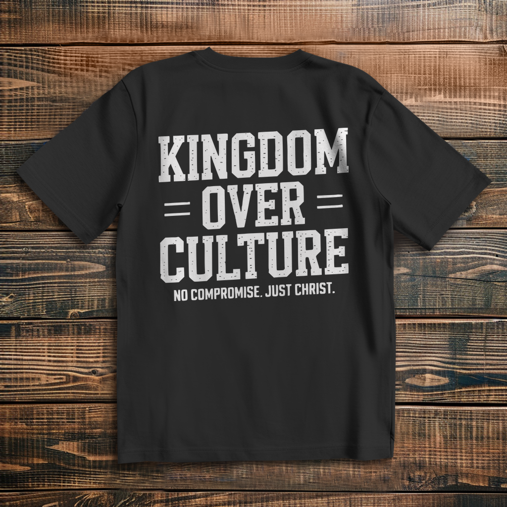 Kingdom over Culture - Oversize Backprint T-Shirt