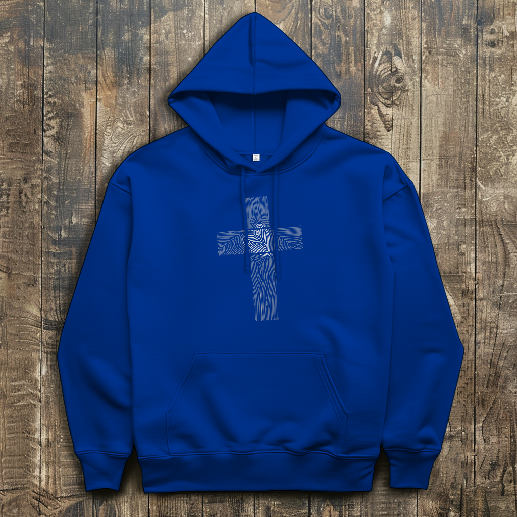 Wooden Cross - Christlicher Herren Hoodie