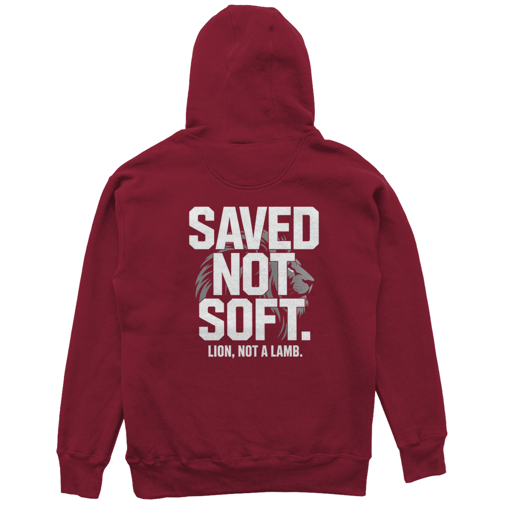 Saved not Soft - Christlicher Unisex Oversize Hoodie