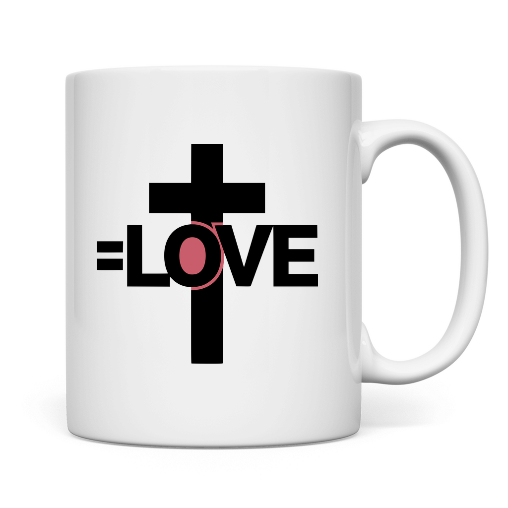 Cross Love christliche Tasse
