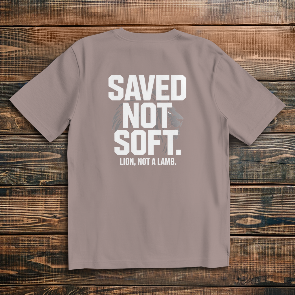 Saved not Soft - Oversize Backprint T-Shirt