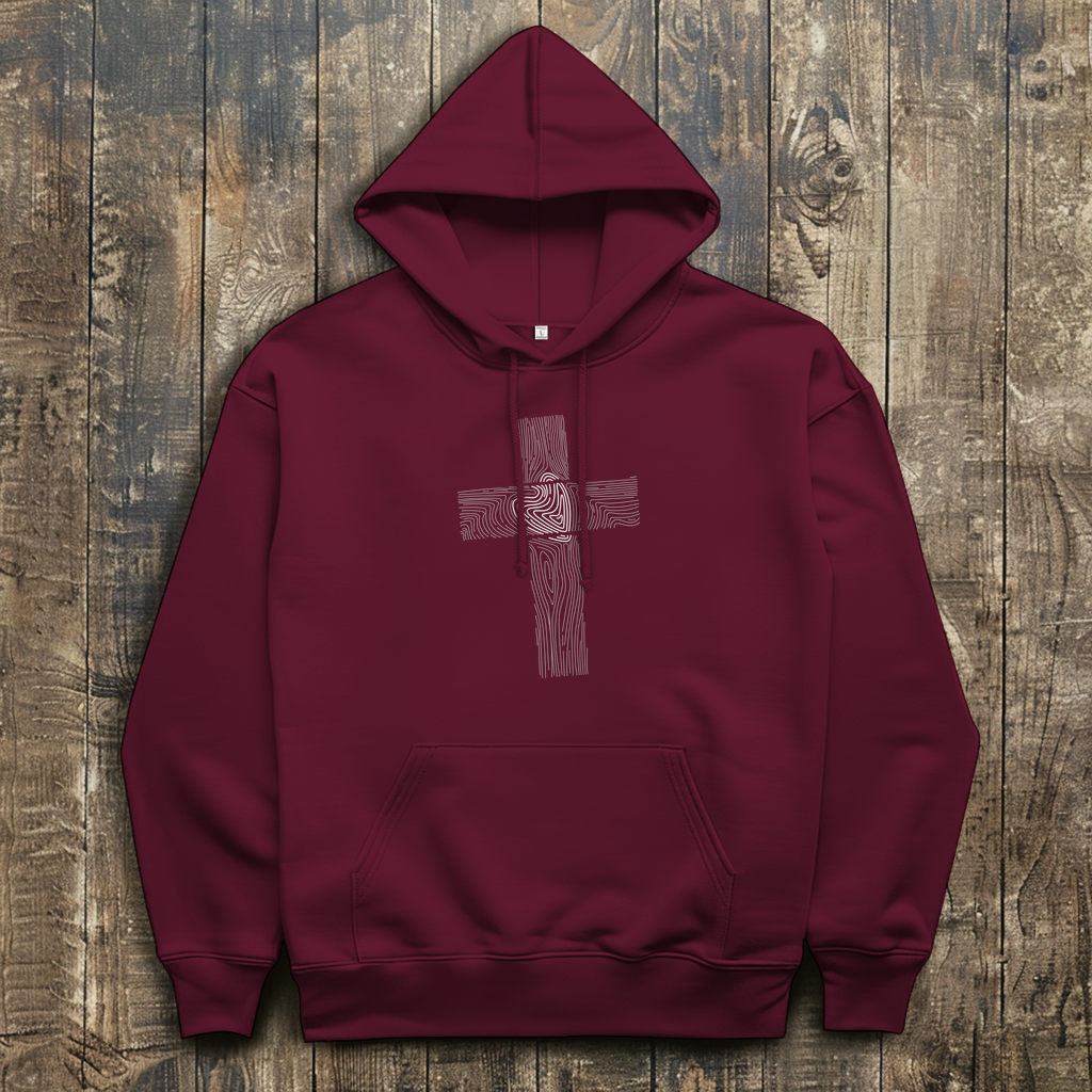 Wooden Cross - Christlicher Herren Hoodie