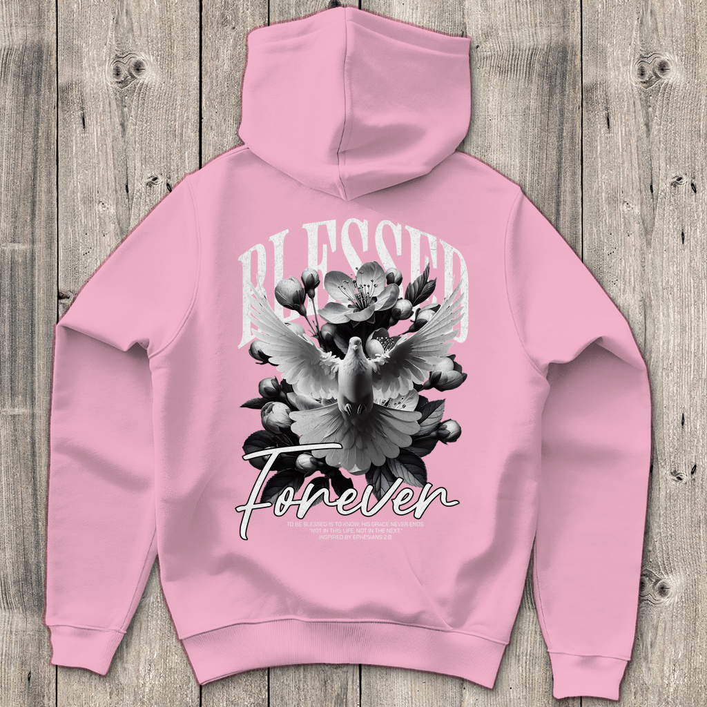 Blessed Forever - Backprint Christlicher Herren Hoodie