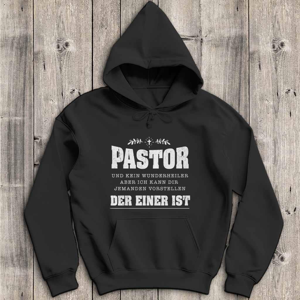 Pastor und kein Wunderheiler - Christlicher Herren Hoodie