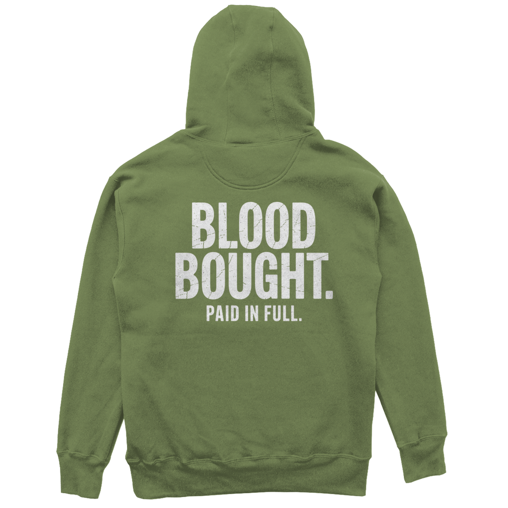 Blood Bought Paid in Full - Christlicher Unisex Oversize Hoodie