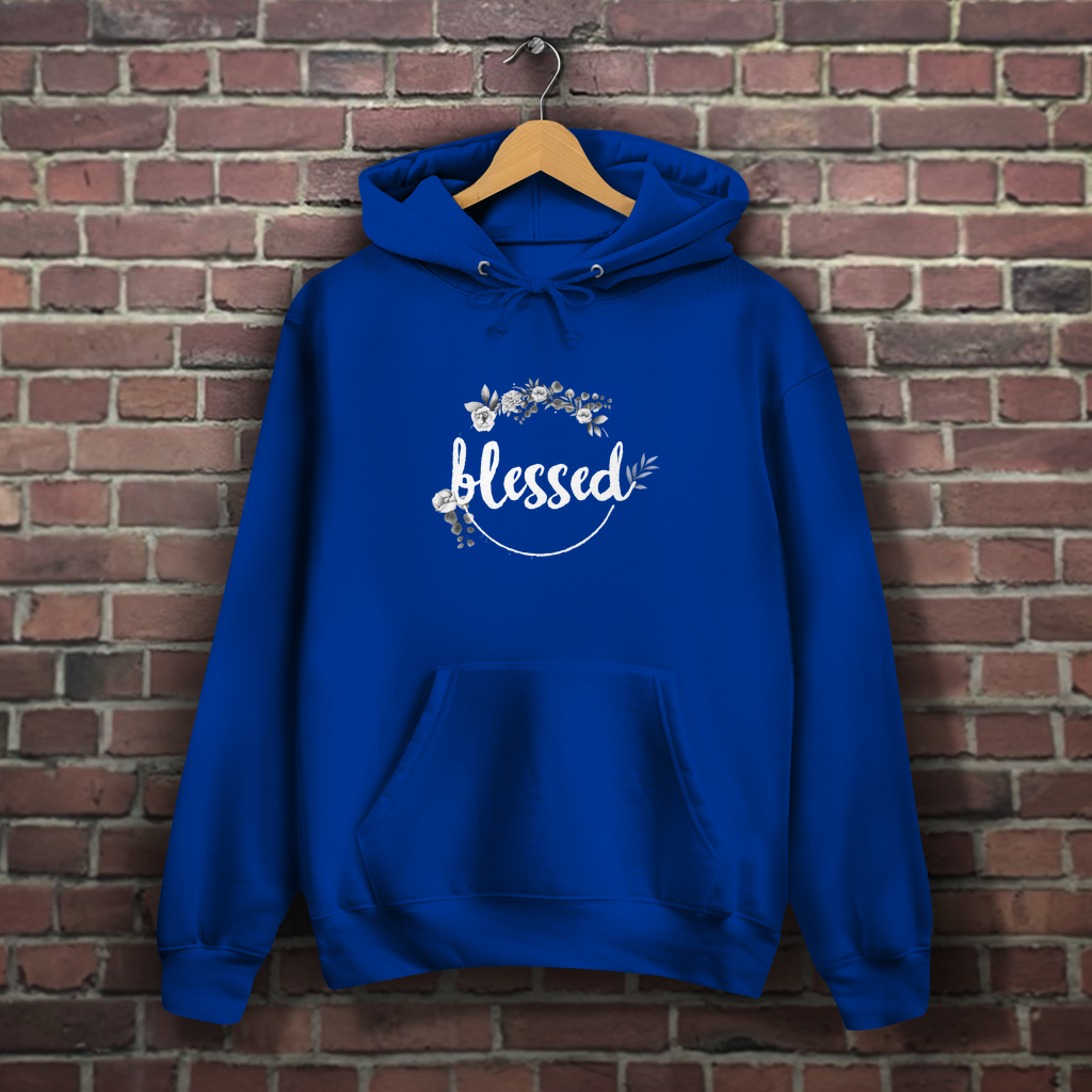 Blessed Floral - Christlicher Damen Hoodie