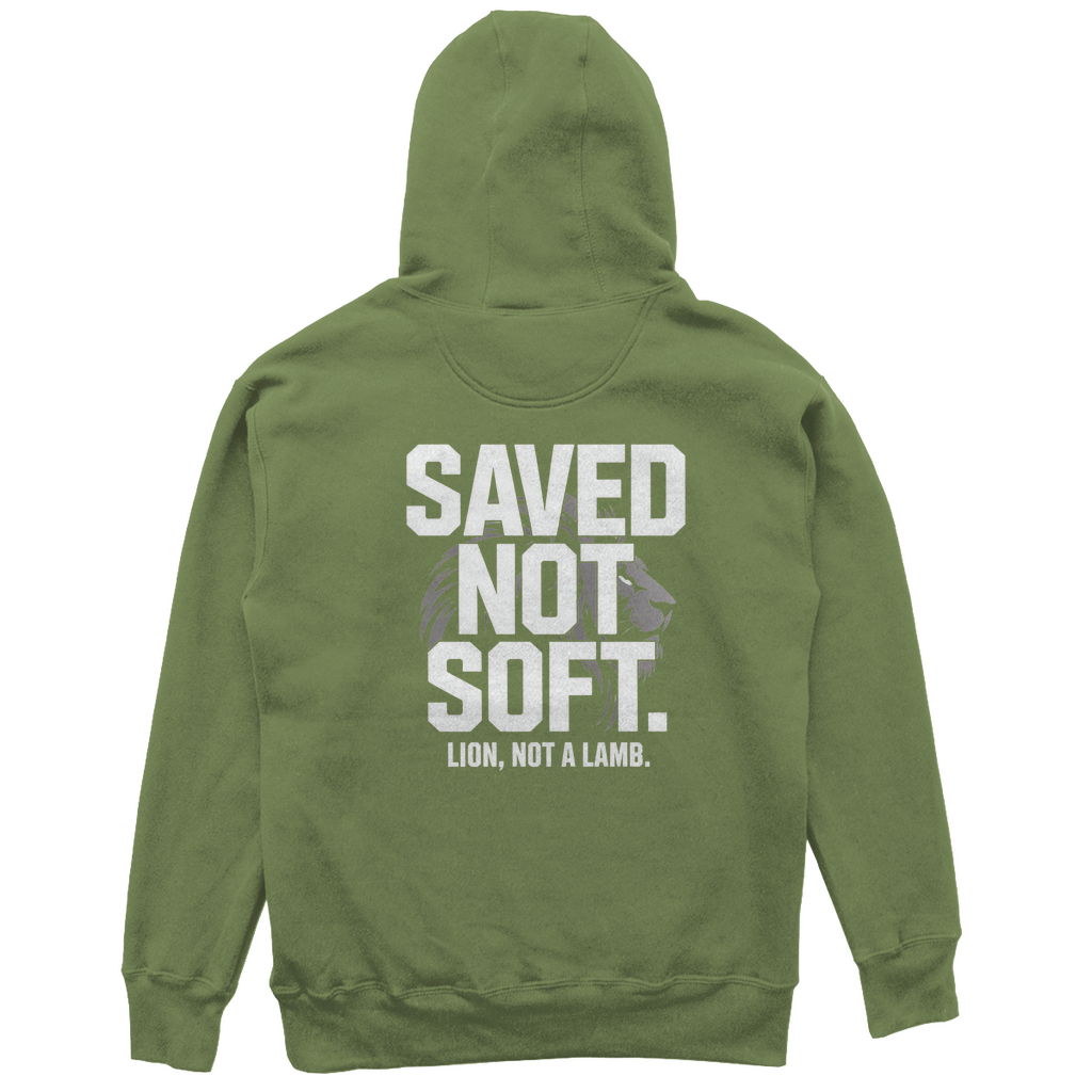 Saved not Soft - Christlicher Unisex Oversize Hoodie