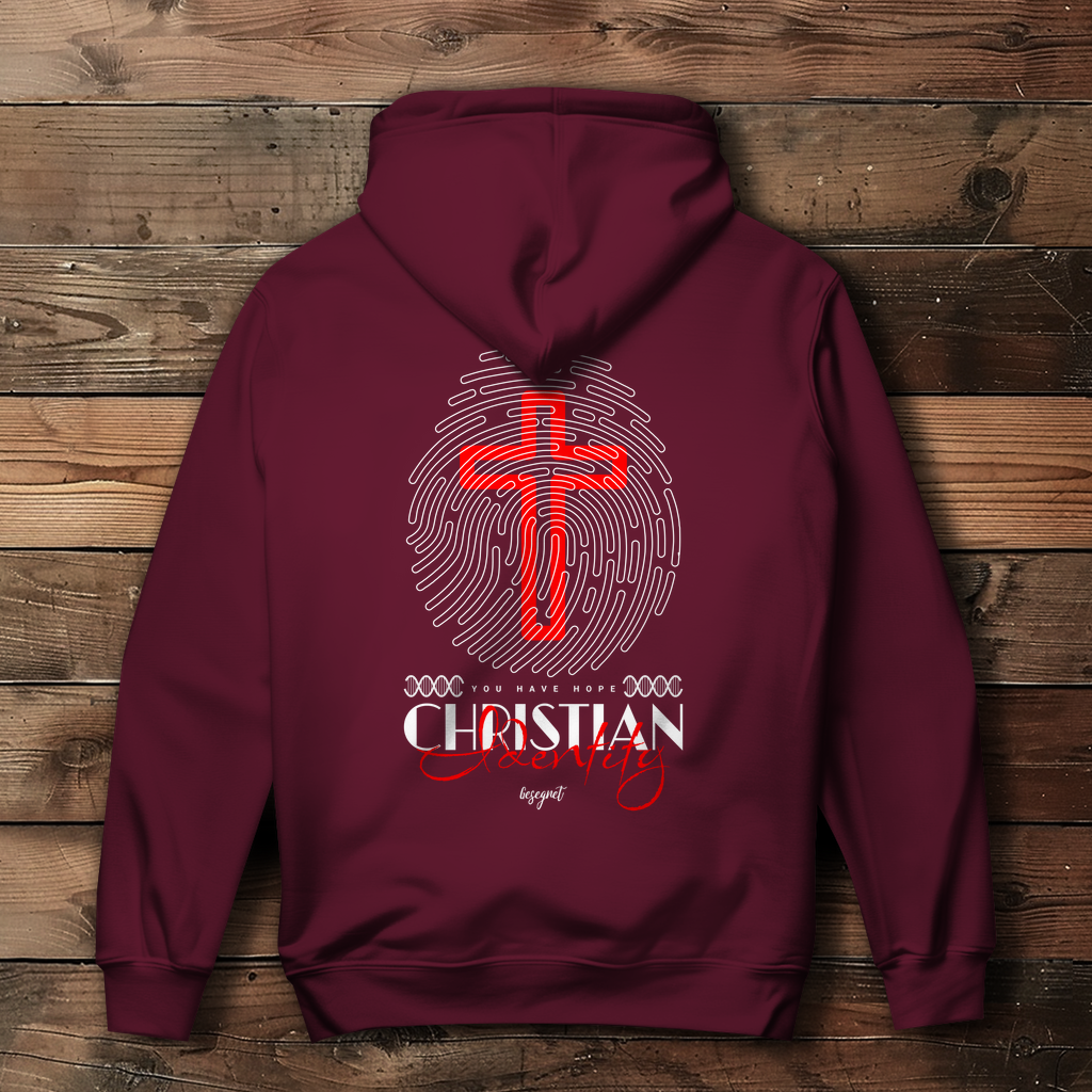 Christian Identity - Backprint Christlicher Damen Hoodie