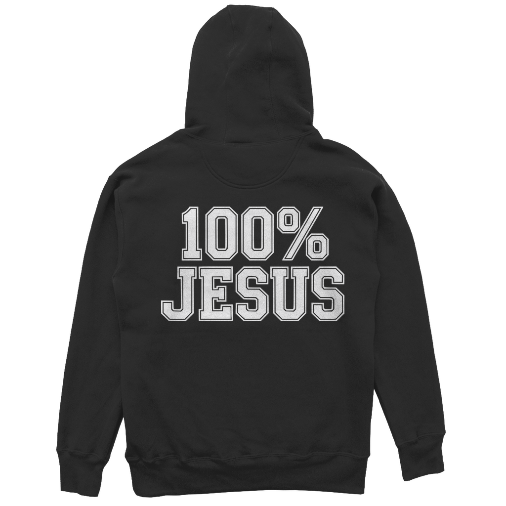100% Jesus - Christlicher Unisex Oversize Hoodie