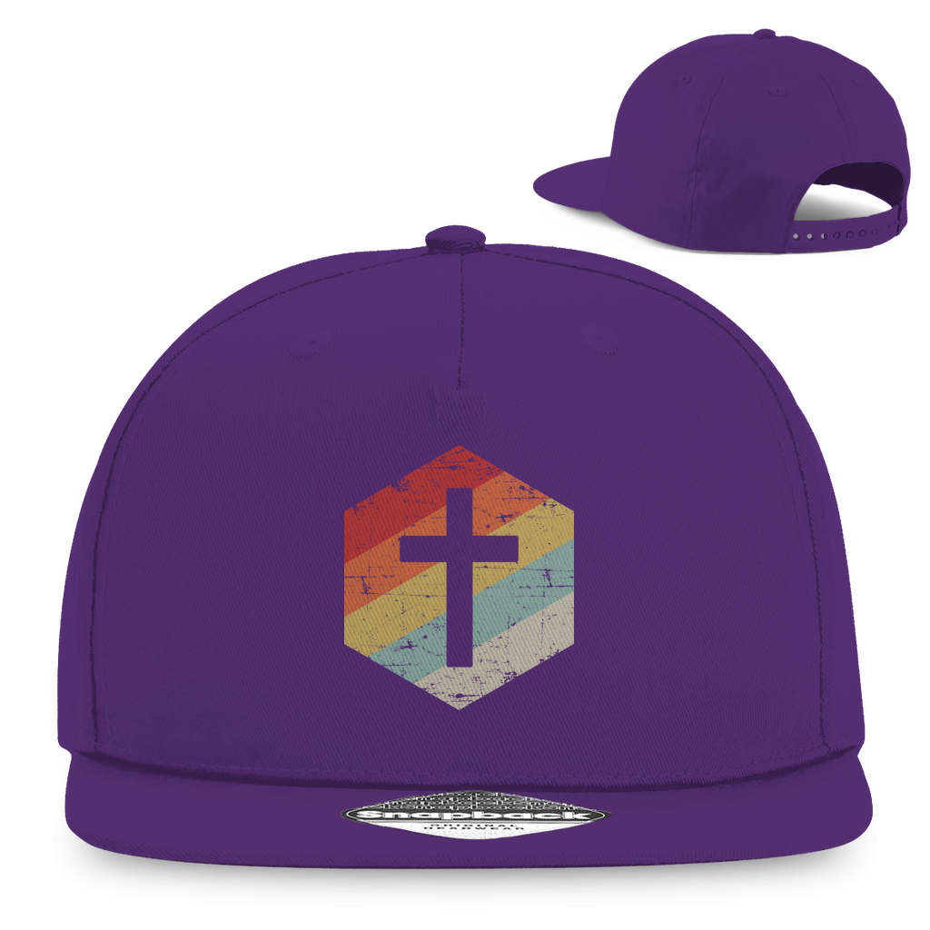 Retro Kreuz christliche Snapback Cap