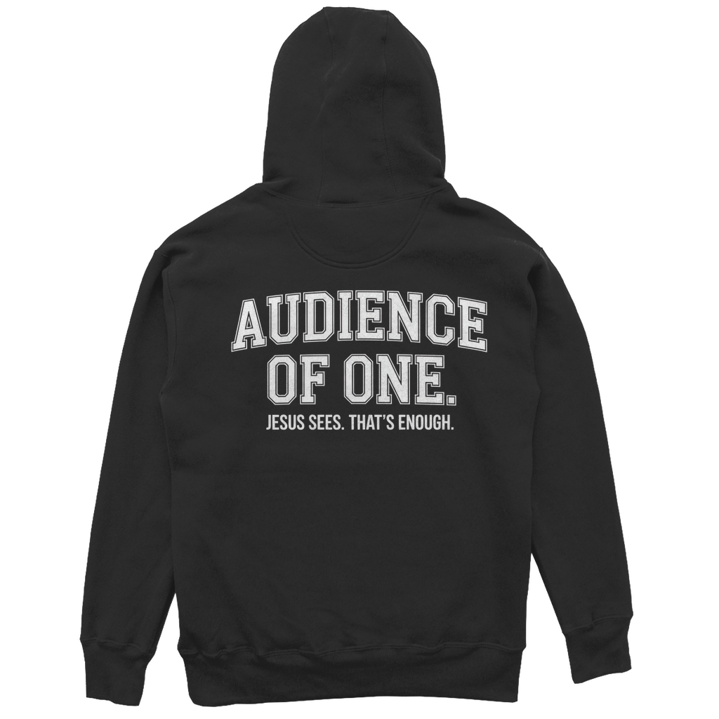 Audience of One - Christlicher Unisex Oversize Hoodie