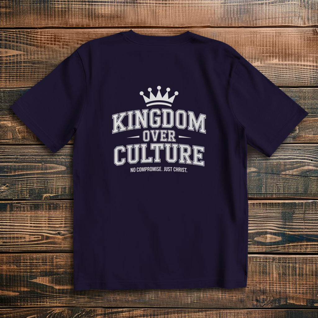Kingdom over Culture - Oversize Backprint T-Shirt