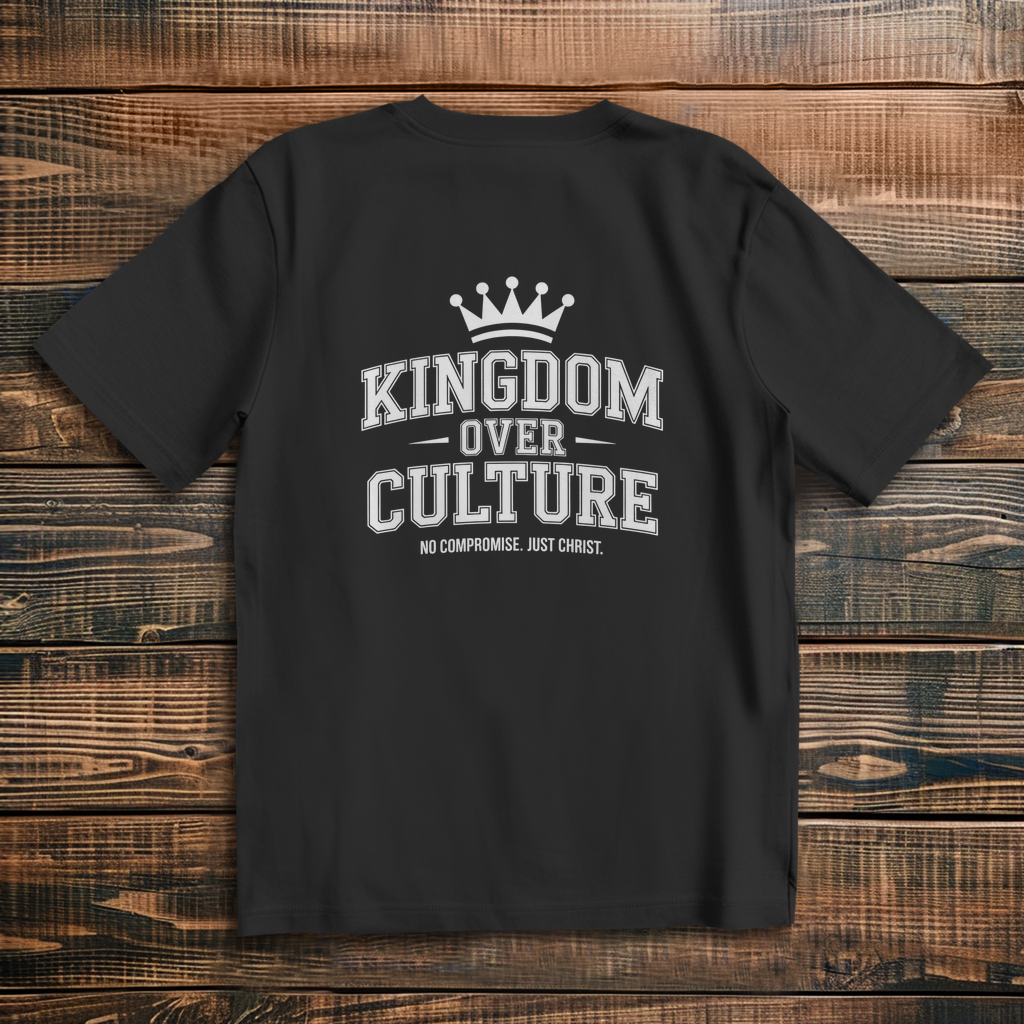 Kingdom over Culture - Oversize Backprint T-Shirt