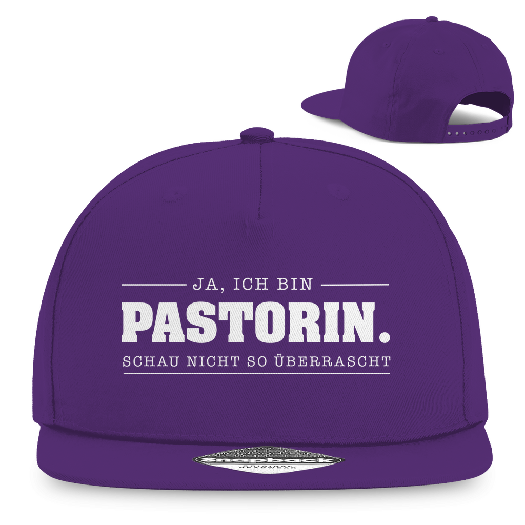 Ja ich bin Pastorin schau nicht so überrascht christliche Snapback Cap