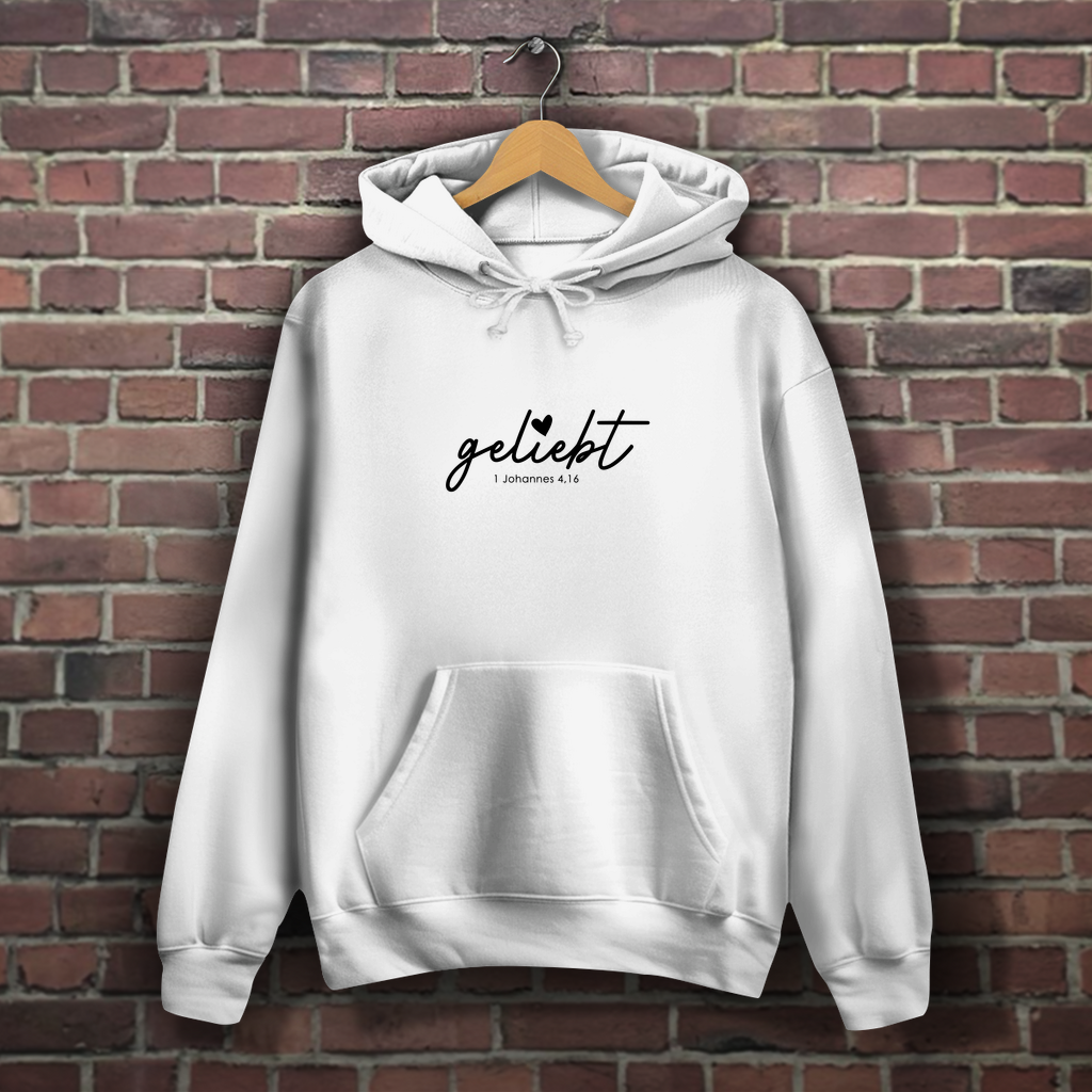 Geliebt Johannes 4,16 - Christlicher Damen Hoodie