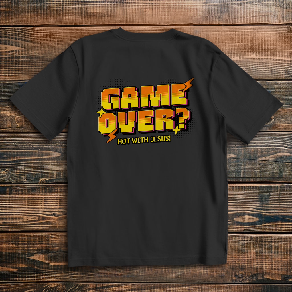 Game Over Not with Jesus Oversize T-Shirt