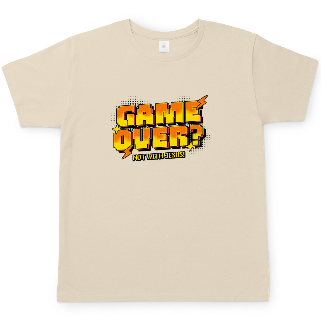 Game Over Not with Jesus christliches Herren T-Shirt