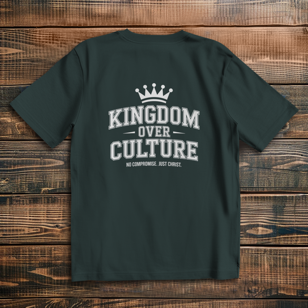 Kingdom over Culture - Oversize Backprint T-Shirt