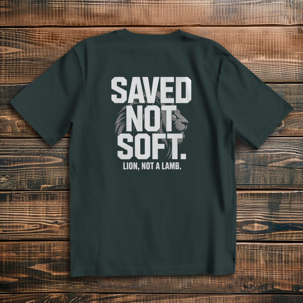 Saved not Soft - Oversize Backprint T-Shirt