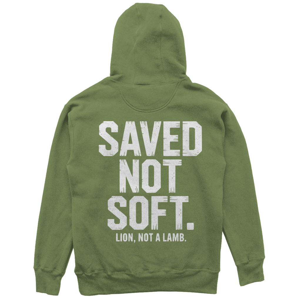 Saved not Soft - - Christlicher Unisex Oversize Hoodie