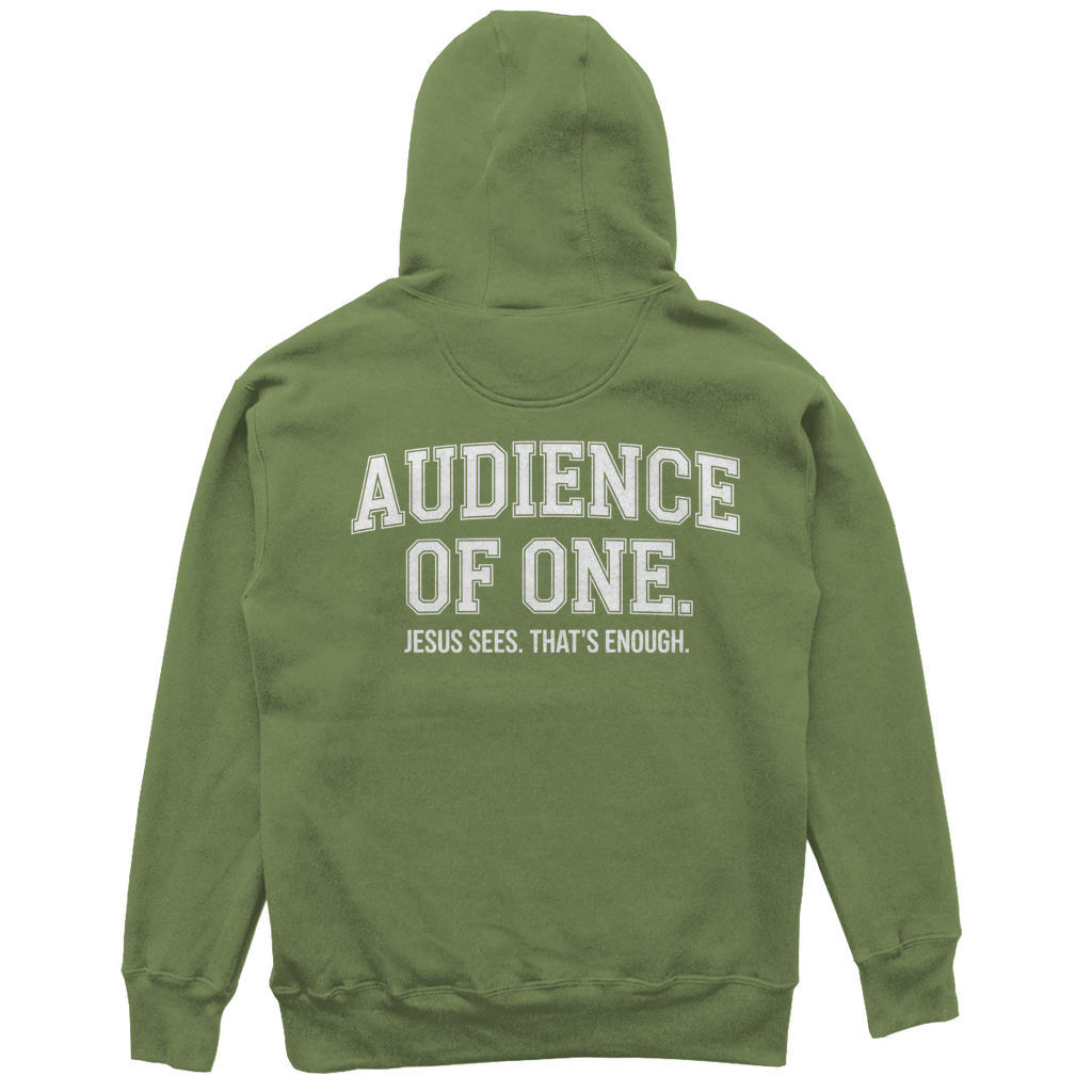 Audience of One - Christlicher Unisex Oversize Hoodie