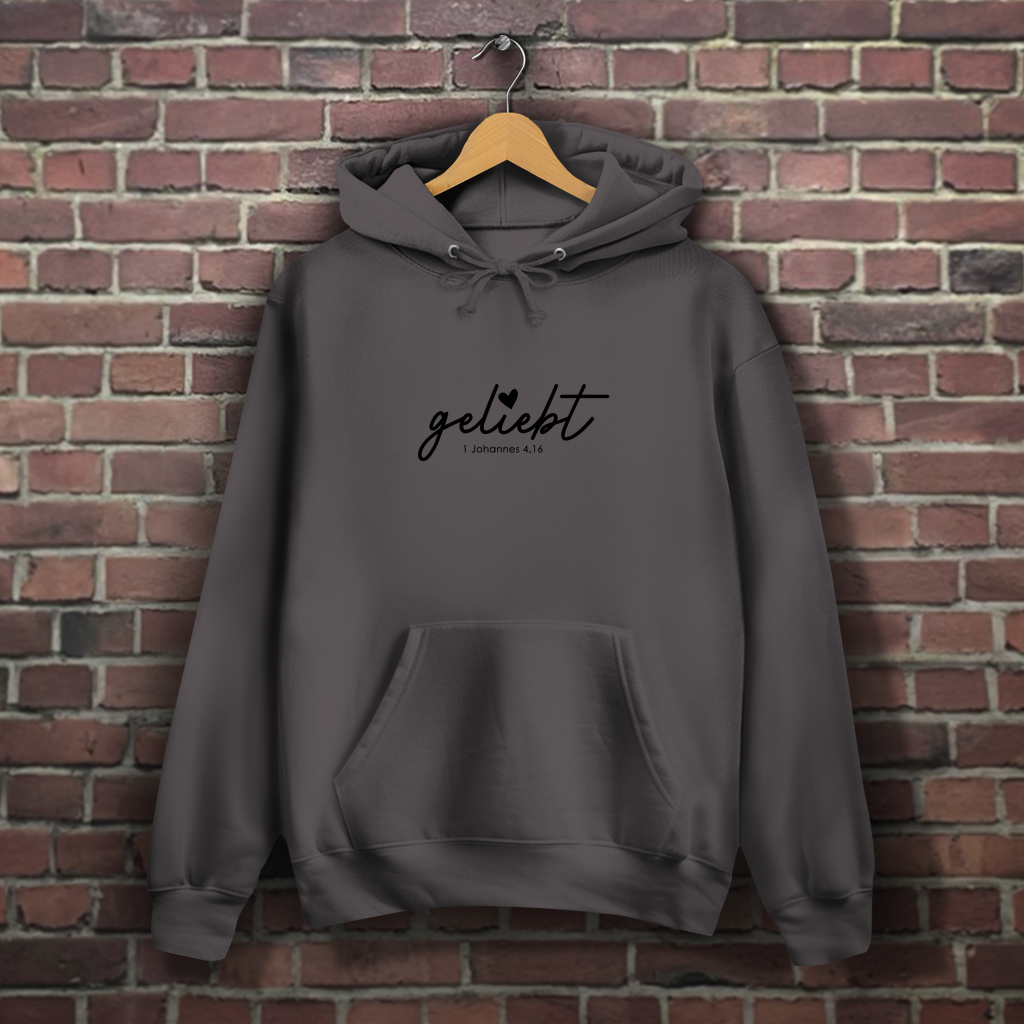 Geliebt Johannes 4,16 - Christlicher Damen Hoodie
