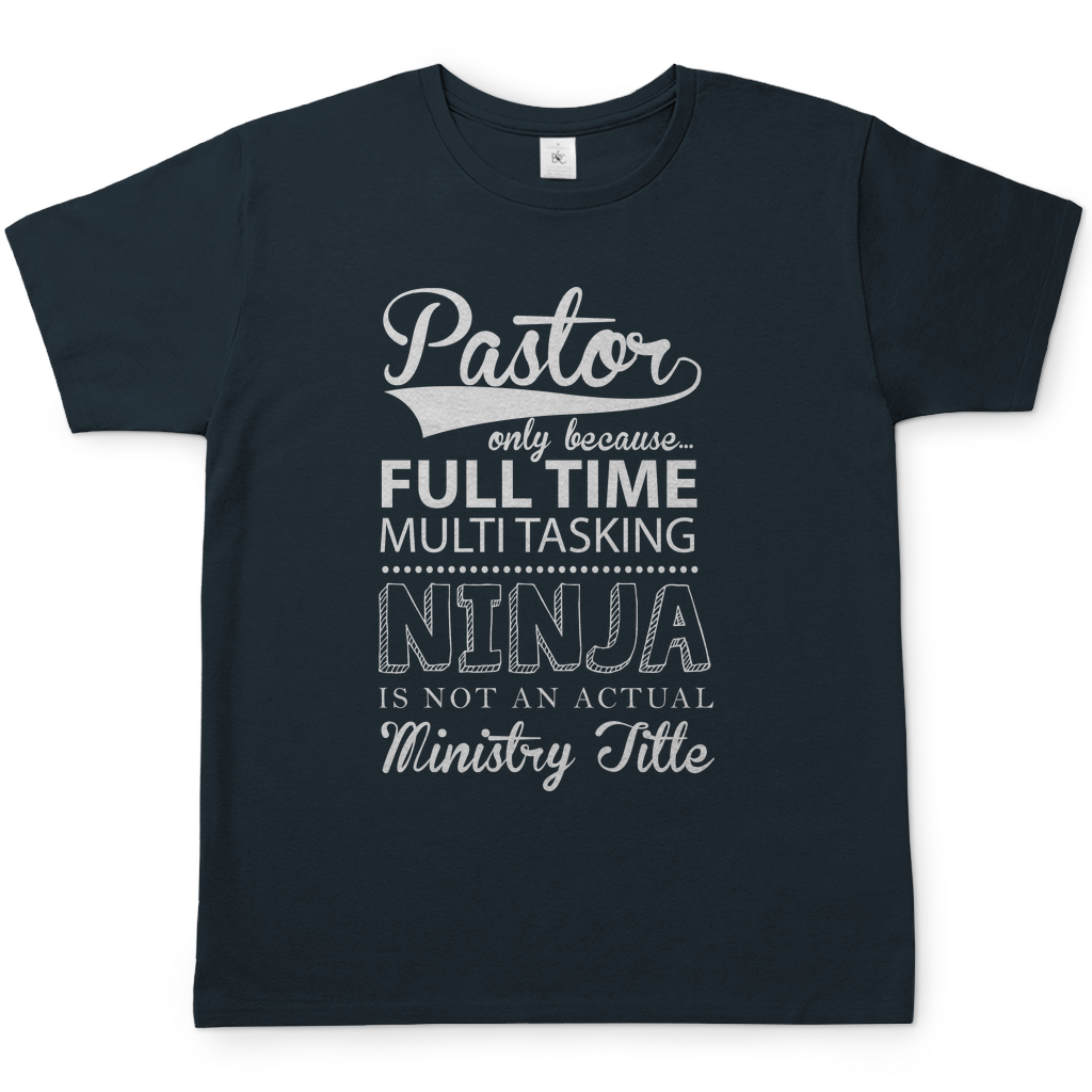 Full Time Multitasking Pastor christliches Herren T-Shirt