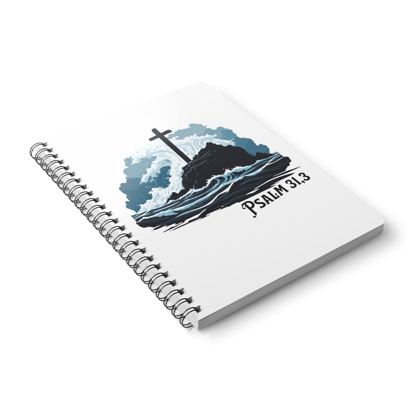 Psalm 31,3 Notizbuch Ringbindung A5