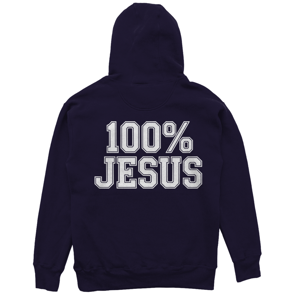 100% Jesus - Christlicher Unisex Oversize Hoodie