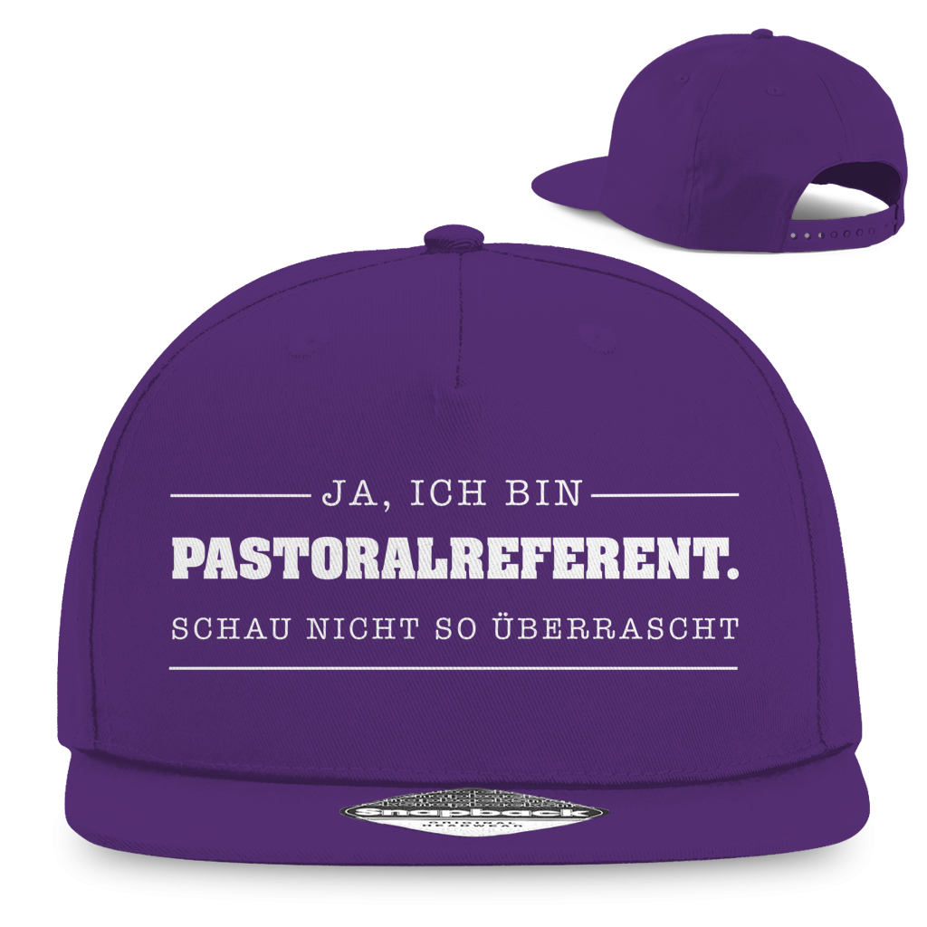 Ja ich bin Pastoralreferent | Christliche Snapback Cap | Christliche Kleidung | Gesegnet