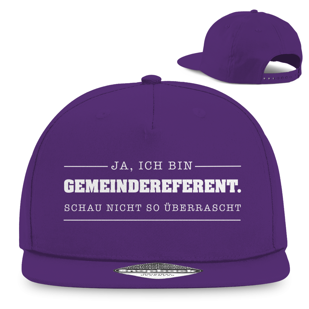 Ja ich bin Gemeindereferent | Christliche Snapback Cap | Christliche Kleidung | Gesegnet