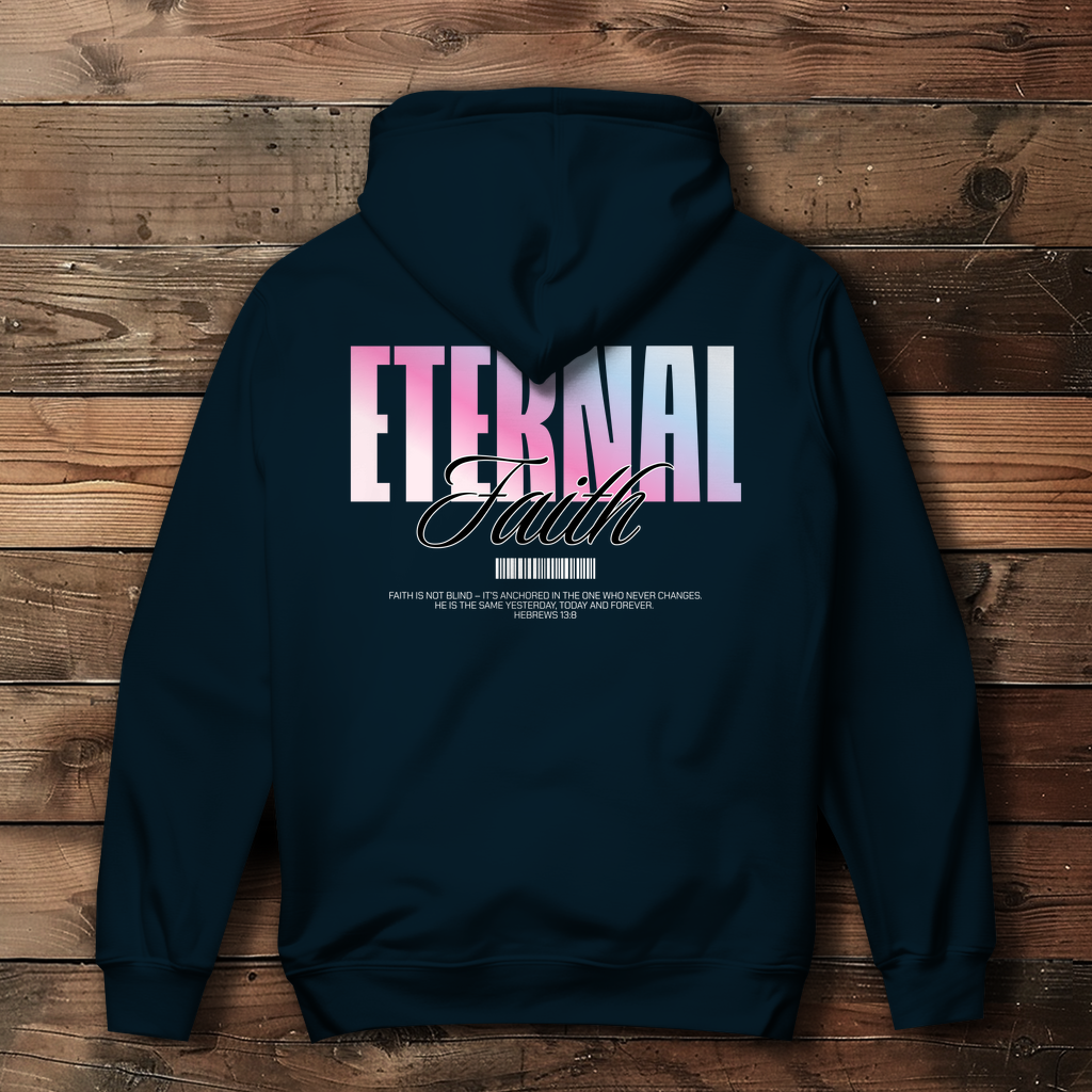 Eternal Faith - Backprint Christlicher Damen Hoodie