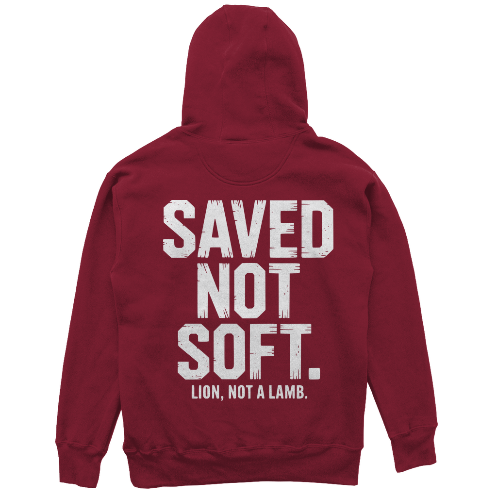 Saved not Soft - - Christlicher Unisex Oversize Hoodie